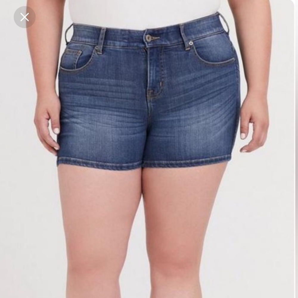 Torrid Blue Jean Shorts